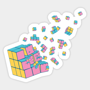 Rubixplosion III Sticker